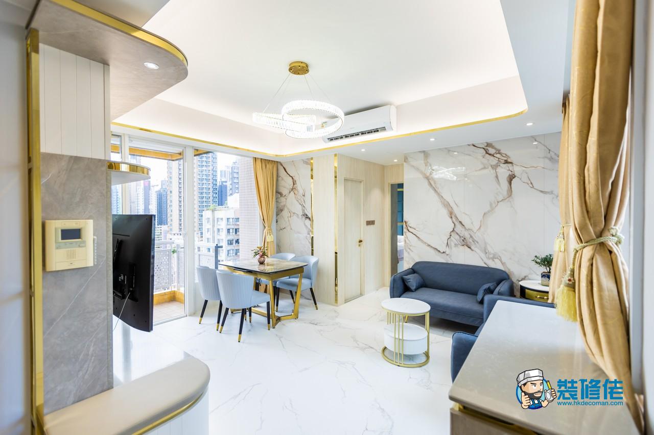 油尖旺新港豪庭裝修室內設計案例_首都設計中心有限公司