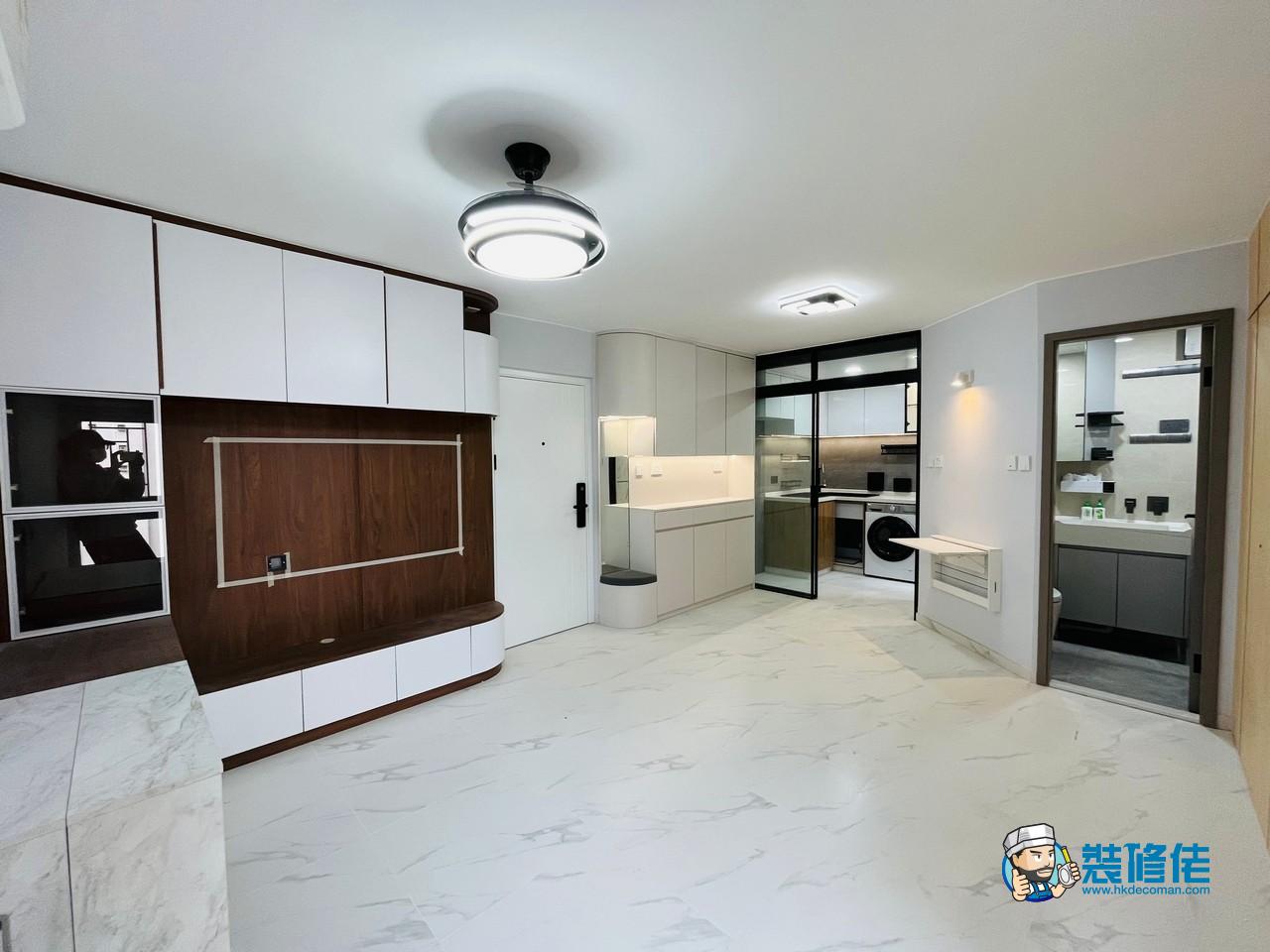 黃大仙鳳德邨裝修室內設計案例_好正裝修公司