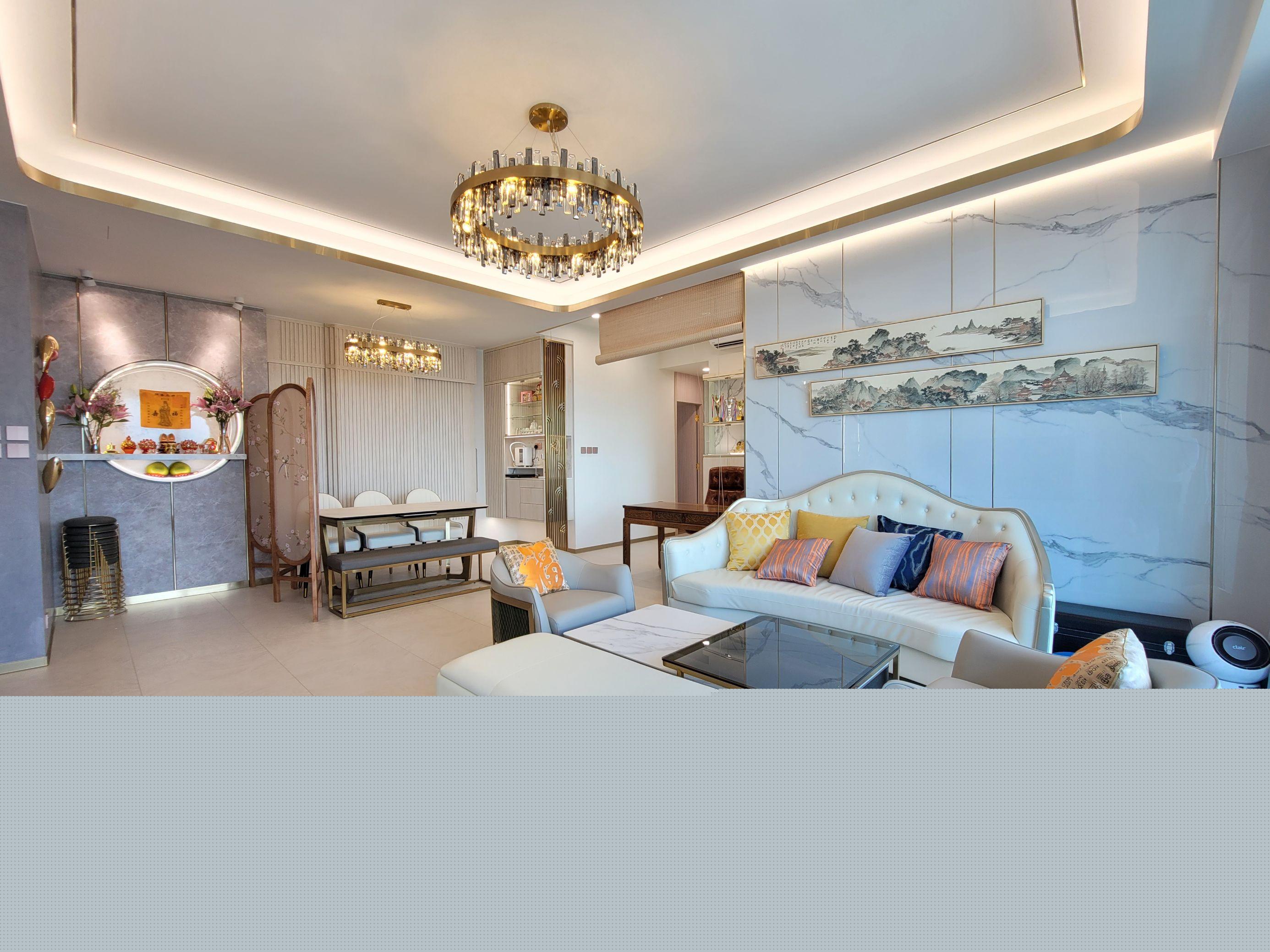 油尖旺亮賢居裝修室內設計案例_首都設計中心有限公司