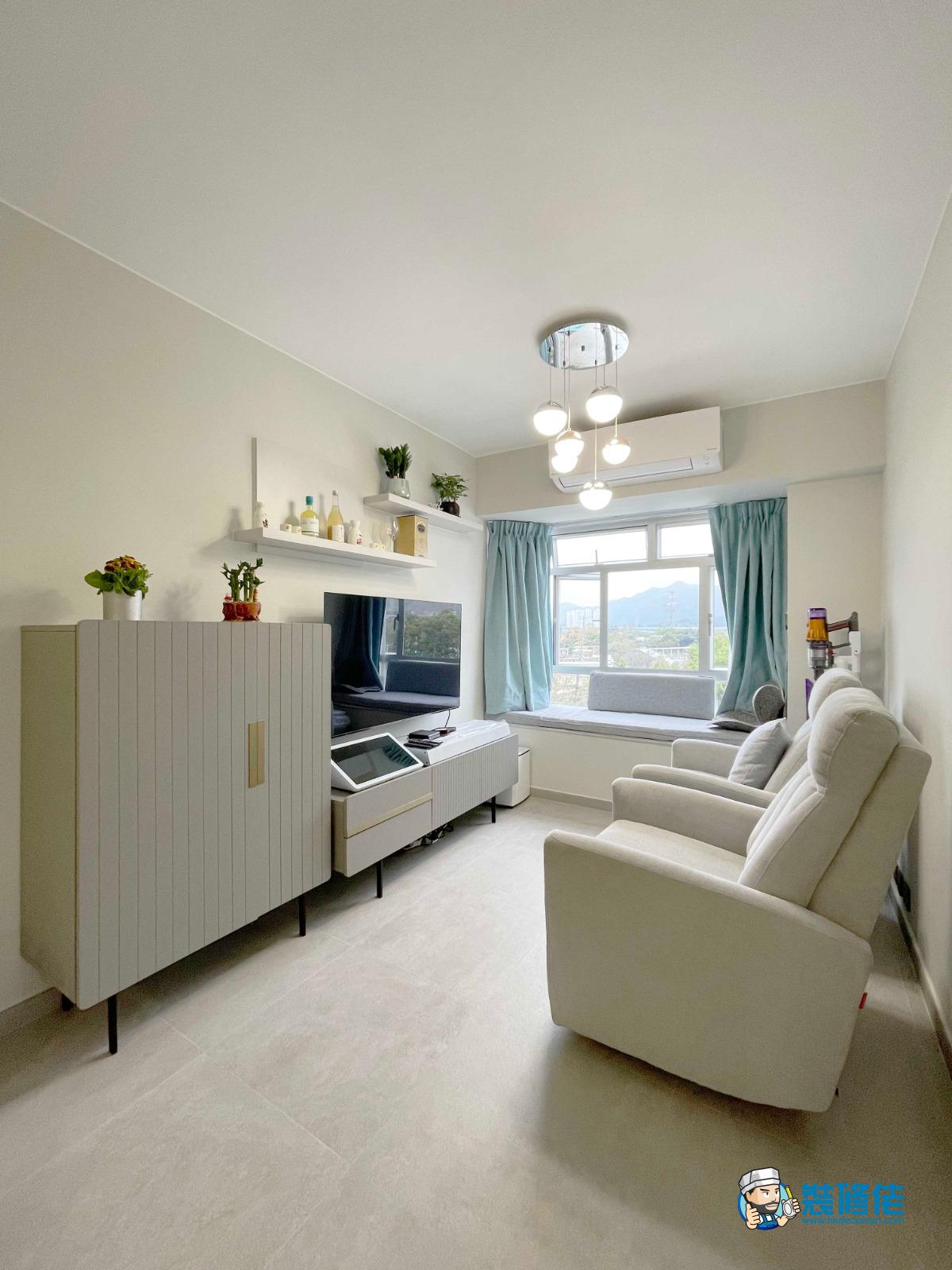 元朗紫翠花園裝修室內設計案例_昊峯工程有限公司