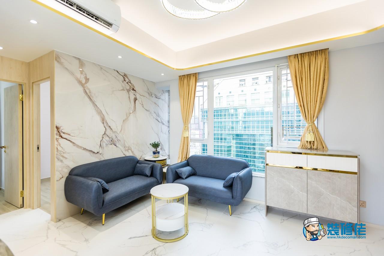 油尖旺新港豪庭裝修室內設計案例_首都設計中心有限公司