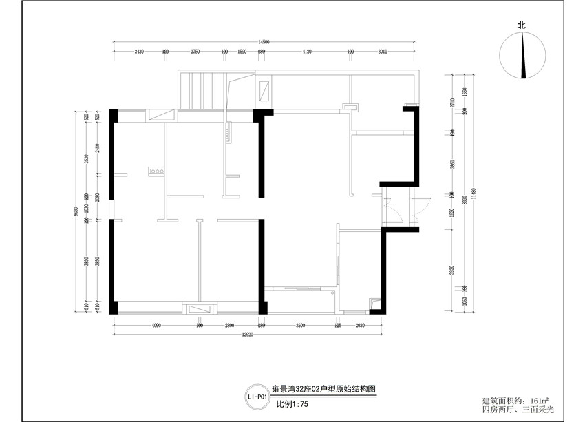 雍景湾原始结构图