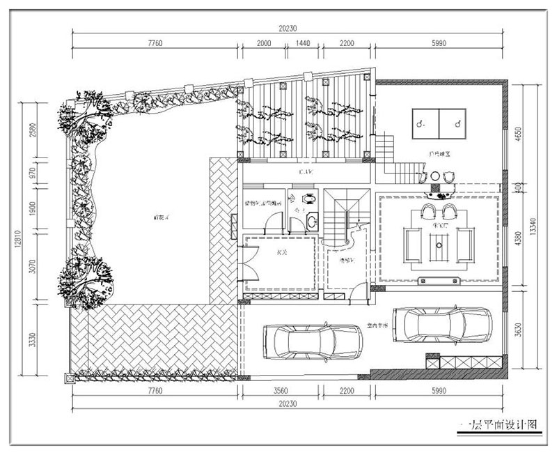 中安长岛一层平面户型图