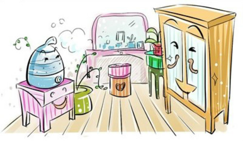 整体装修漫画图