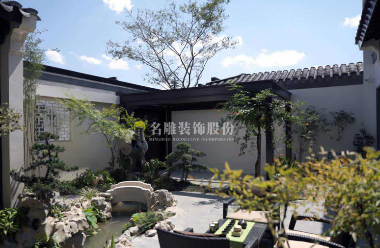 夏季别墅庭院