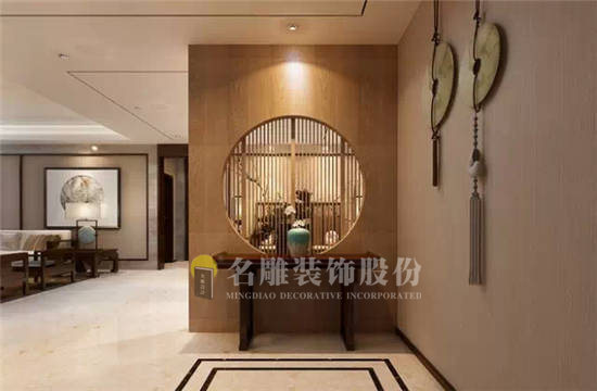 新中式玄关装修图