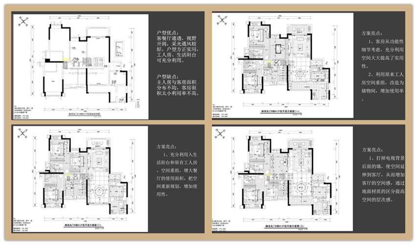 中山御滨名门7栋03户型设计案例效果