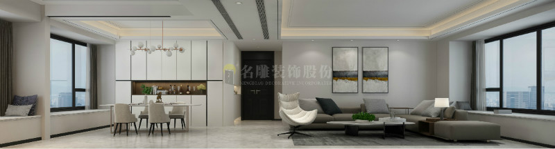 新房装修客餐厅封窗户材料
