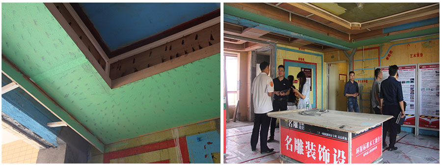 柳州装修助手家装施工工地现场