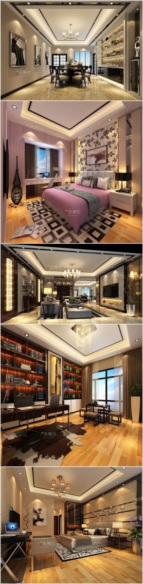 广州雅居乐剑桥汇现代风格装修户型图
