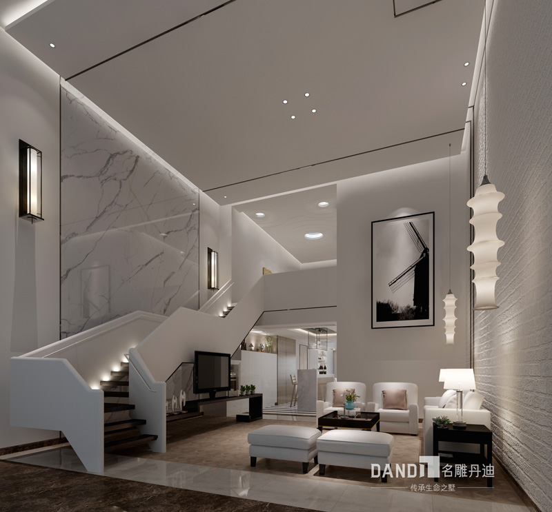 柳州装修助手别墅设计作品：客厅装修