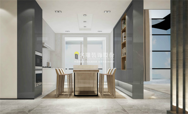 装饰公司现代餐厅效果图