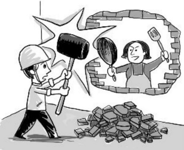 装修房子漫画图