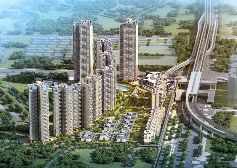 深圳港铁天颂实景图