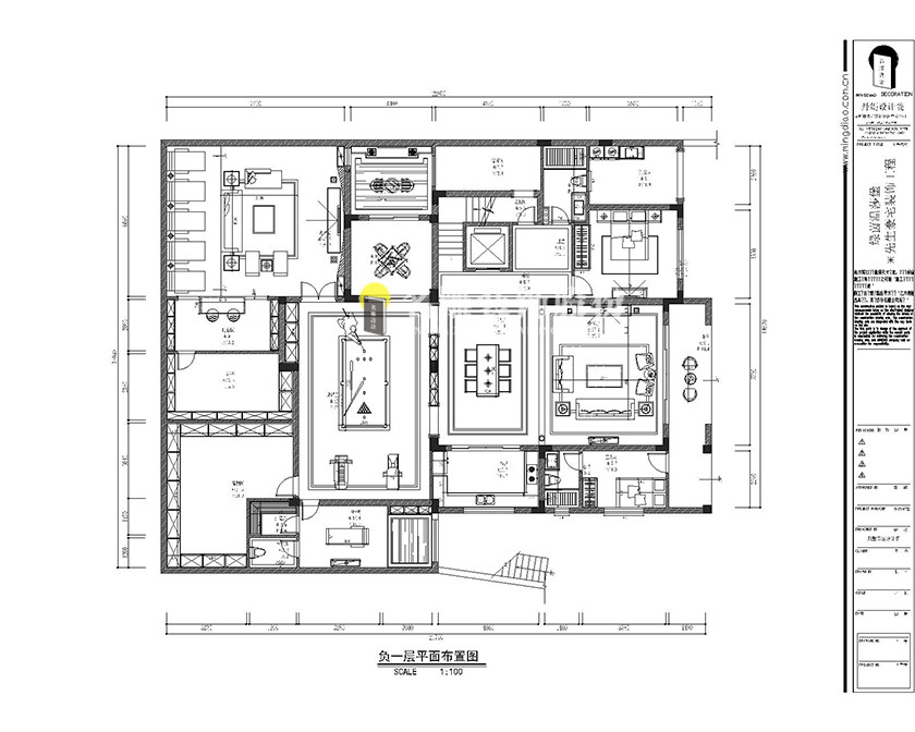 东莞别墅设计：东莞柳州装修助手装饰平面布置图