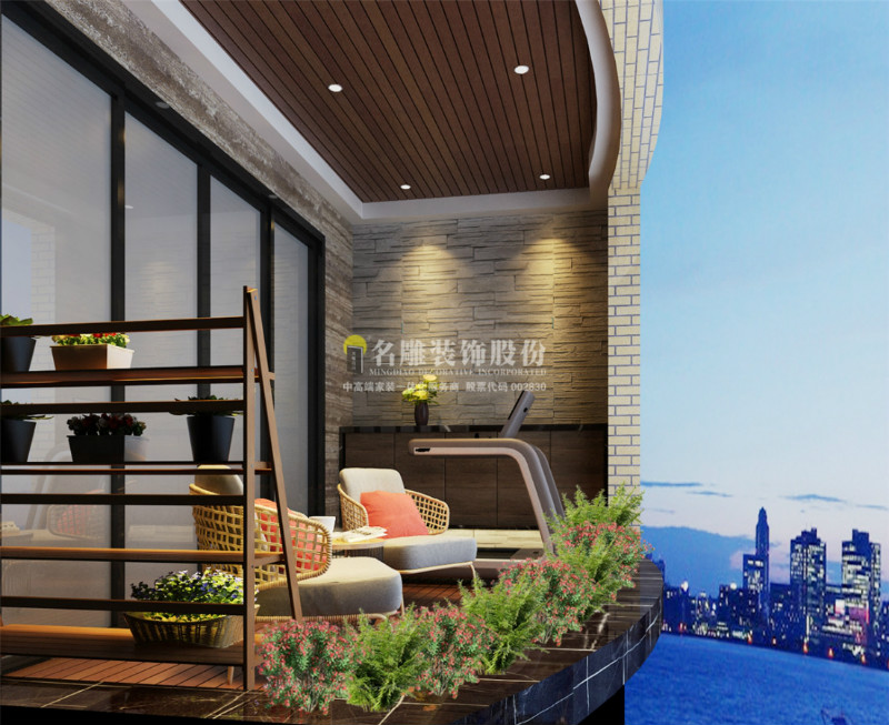 装修公司阳台效果图