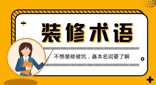 装修行业术语大全海报图