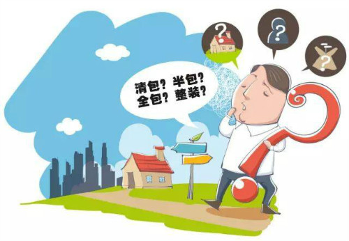 装修公司装修模式漫画图