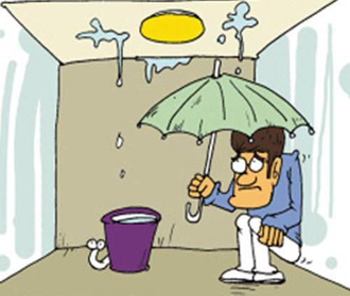 屋顶漏水图