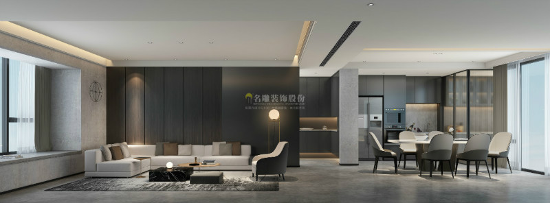 一站式装修公司柳州装修助手装饰客餐厅效果图
