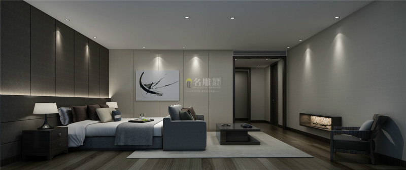 双拼别墅卧室装修效果图
