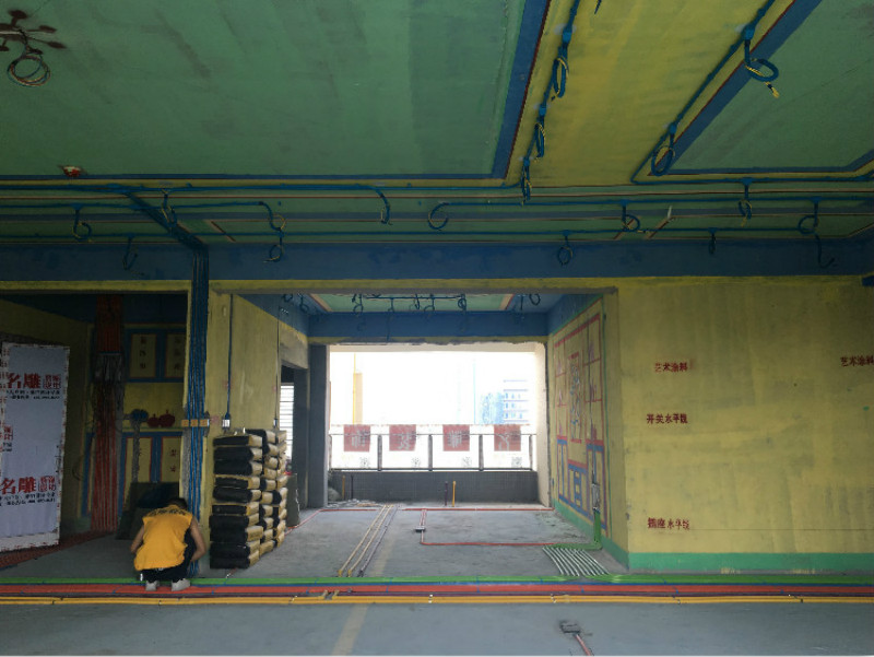 装修公司施工工地图