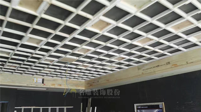 广州柳州装修助手装饰木工阶段的施工现场