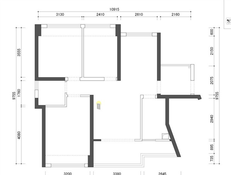 旧房装修原始结构图