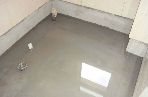 卫生间防水蓄水试验工地图