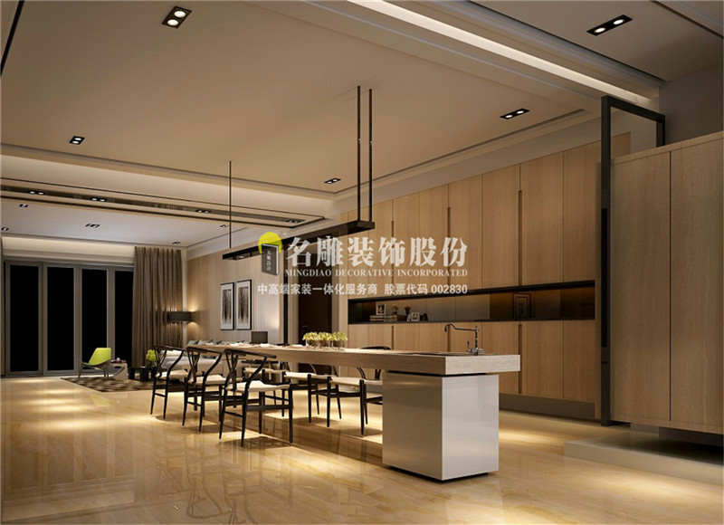 深圳口碑好的装修公司吧台效果图