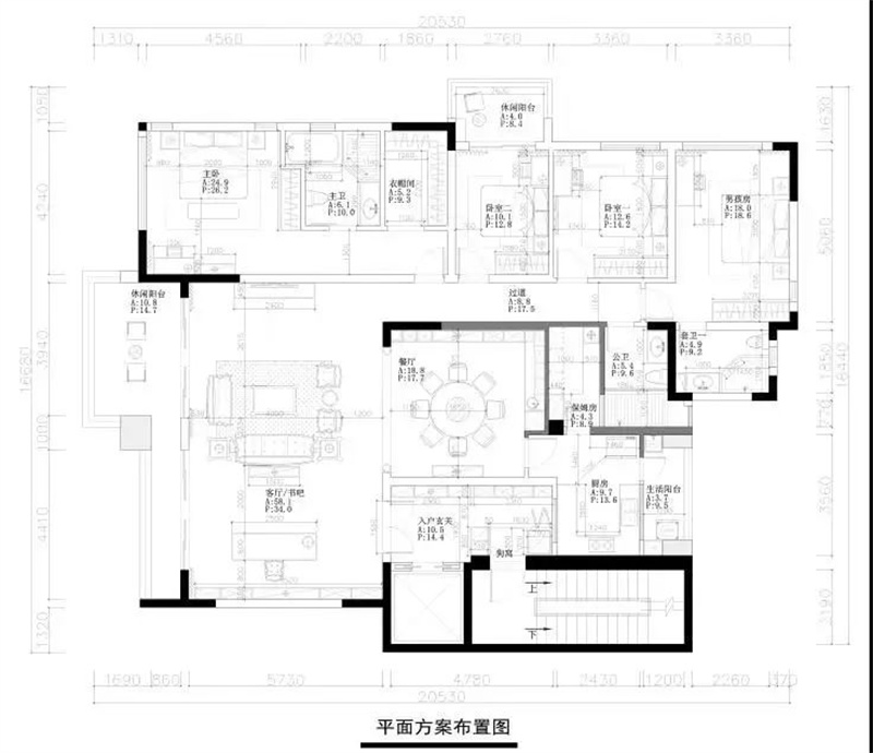 柳州装修助手装饰平面布置图