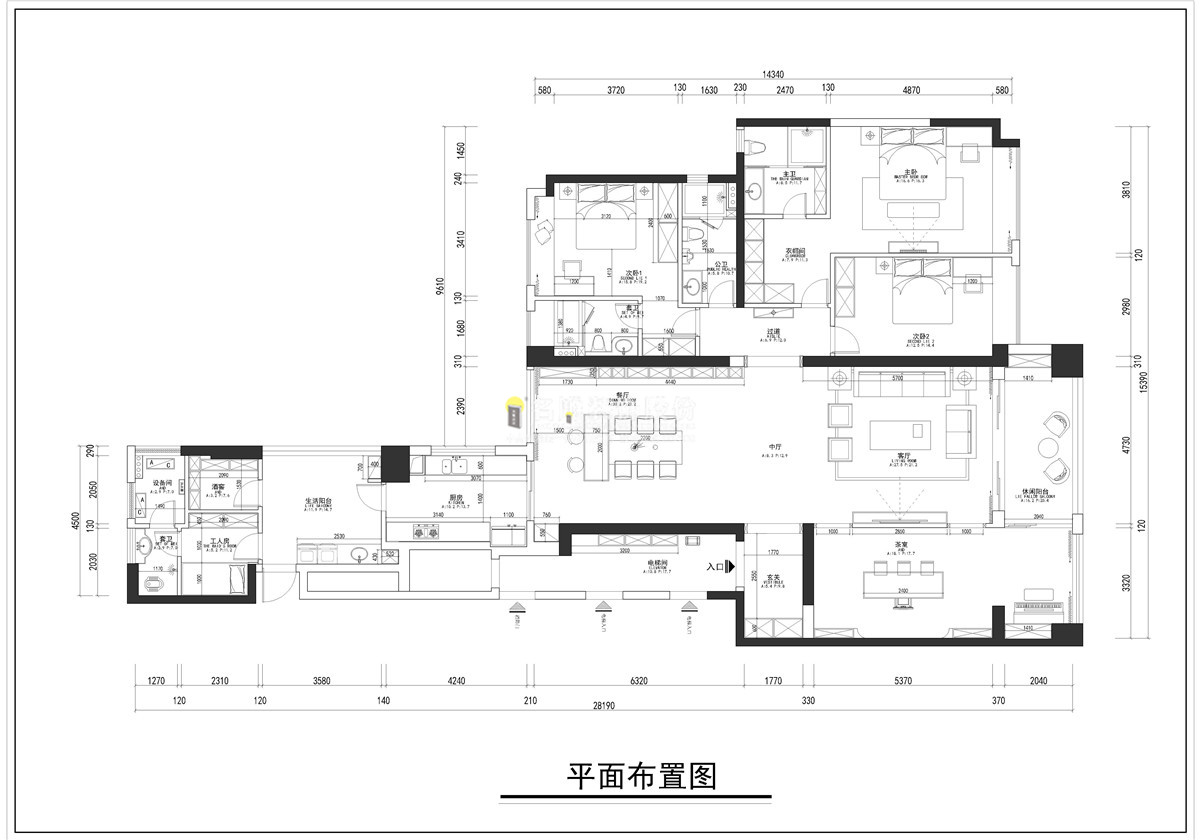 柳州装修助手装饰客厅装修平面图