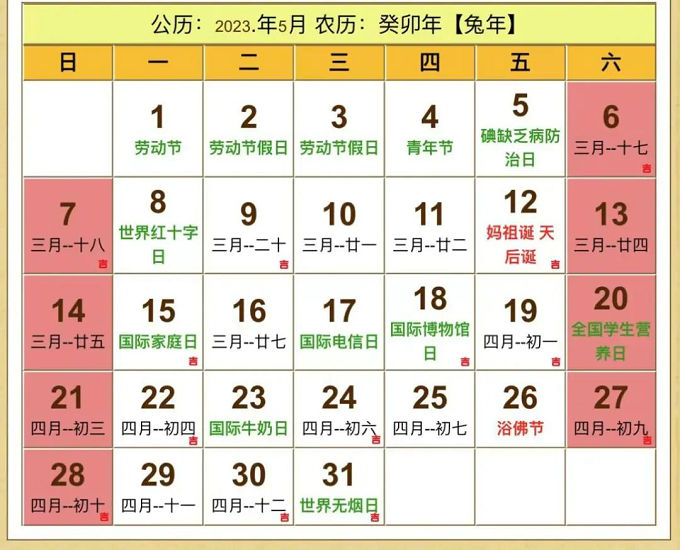 2023年装修开工吉日